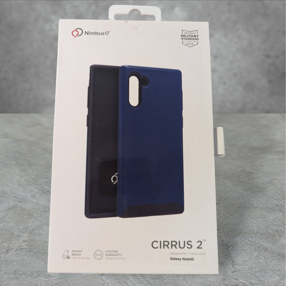 W2. Nimbus9 Cirrus 2 Case Samsung Galaxy Note10 - In Midnight Blue, Mount Ready